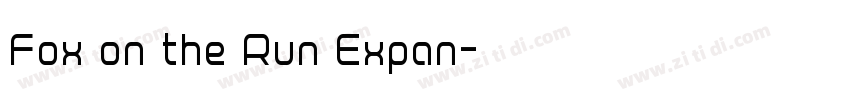 Fox on the Run Expan字体转换 Fox on the Run Expan字体转换